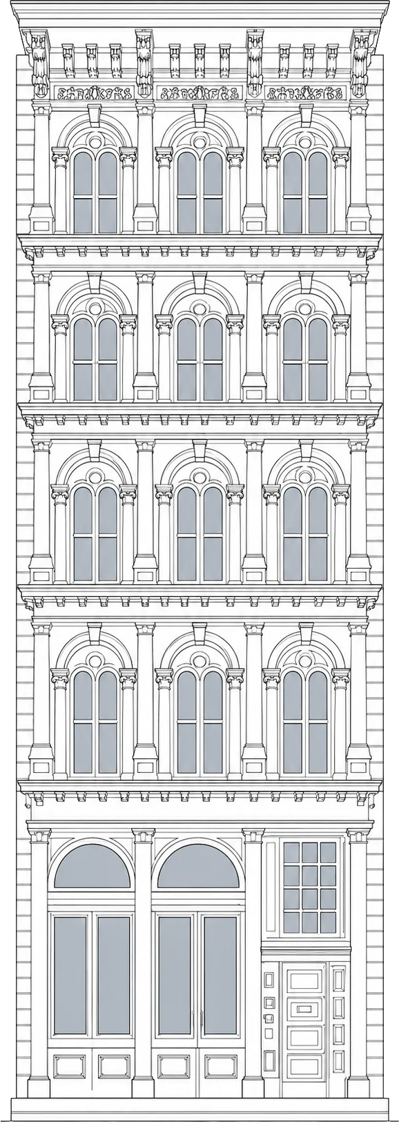 front facade of 75Murray street building